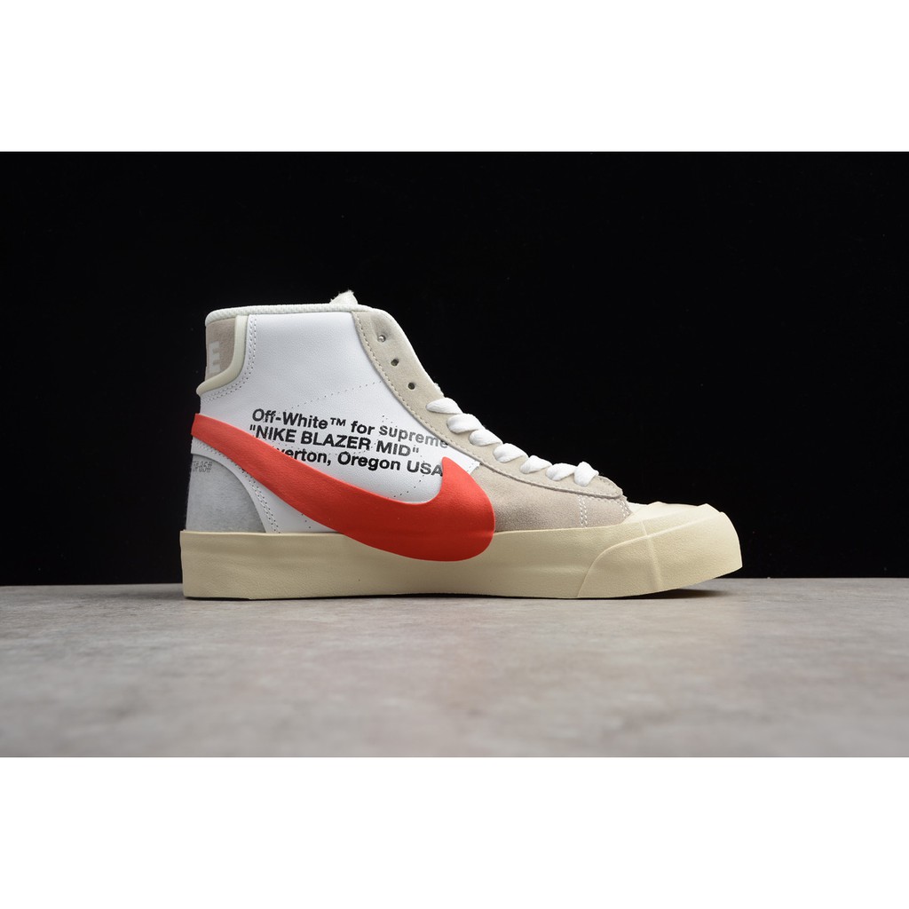 nike supreme blazer white