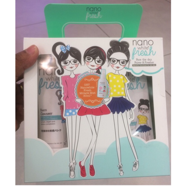 Buy Nanowhite Fresh Skin Set 1 Set Seetracker Malaysia