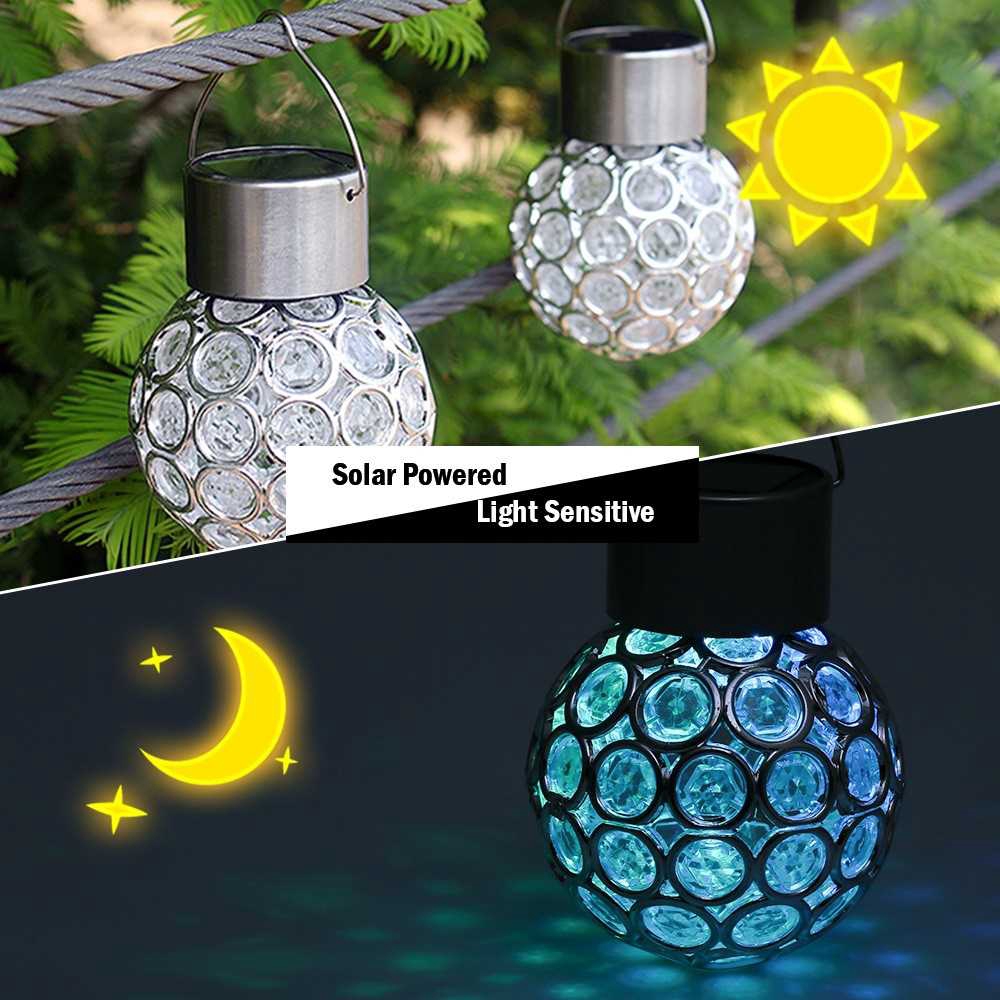  Lampu Gantung Raya  Deko Solar Rechargeable Garden 