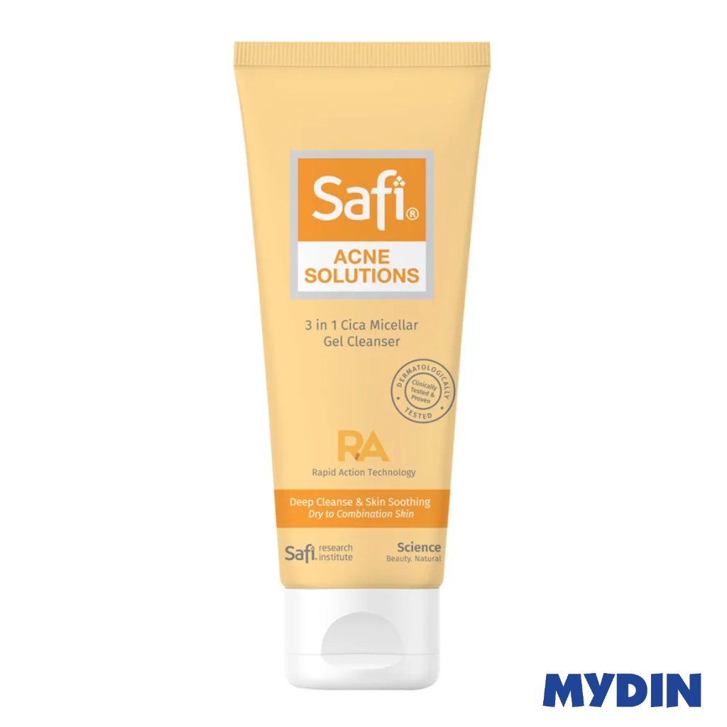 Safi Acne Solutions 3-in-1 Cica Micellar Gel Cleanser 100g