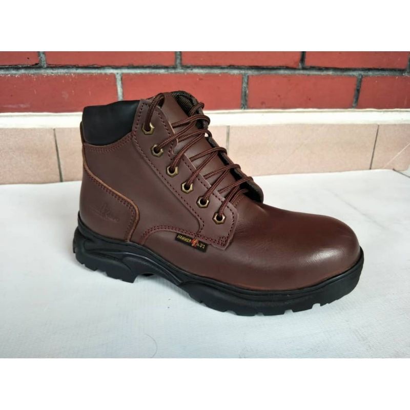 Original Hammer King Safety Shoes 13014 Mid Cut YSC | Shopee Malaysia