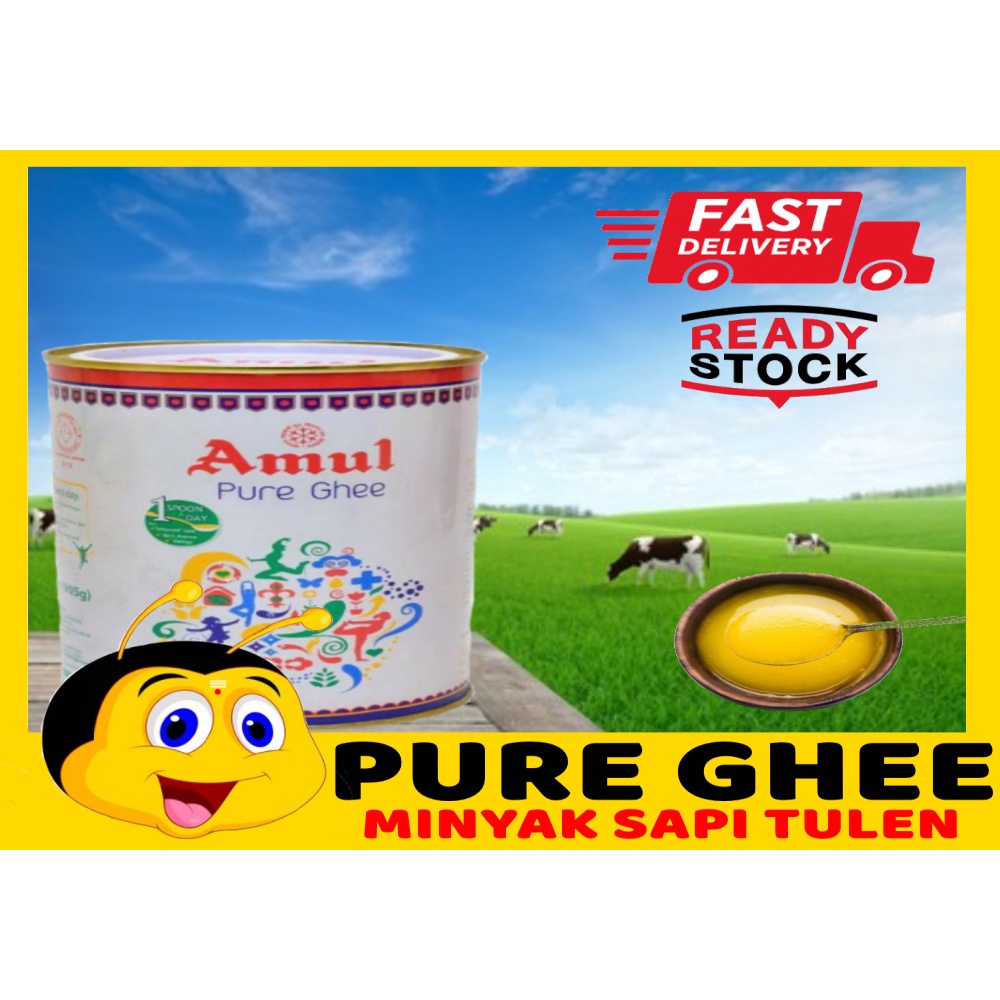 Amul Pure Ghee 1 litre Minyak Sapi Tulen 1liter Shri Sai Jothy