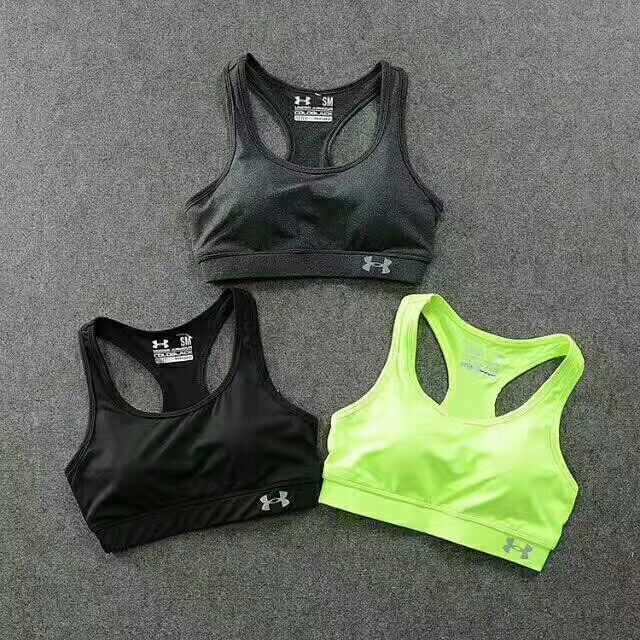 under armour compression sports bra