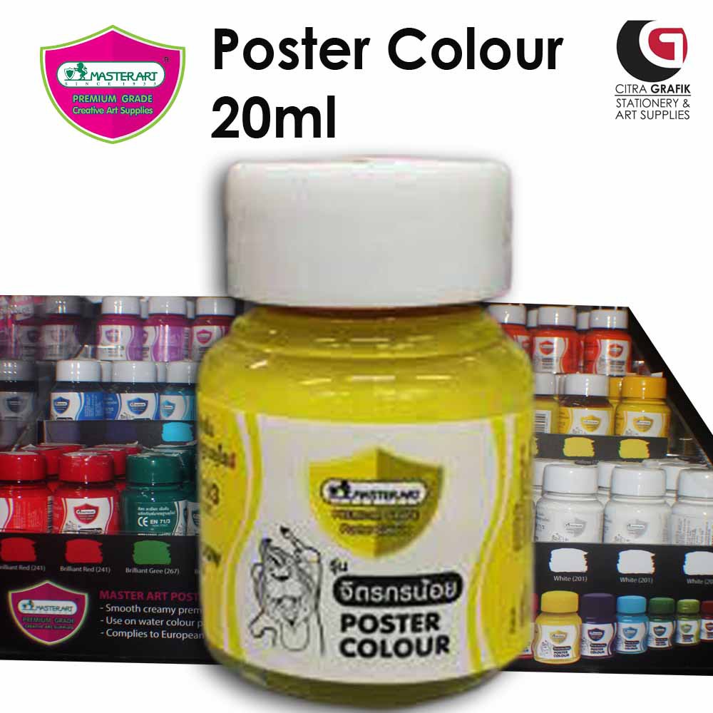 Poster Colour Master Art Premium Grade Poster Colour 20ml Shopee Malaysia