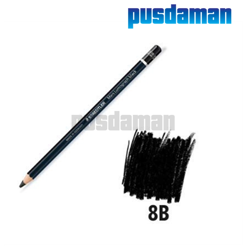 Staedtler Mars Lumograph Black 100b Sketching Drawing Pencil 8b