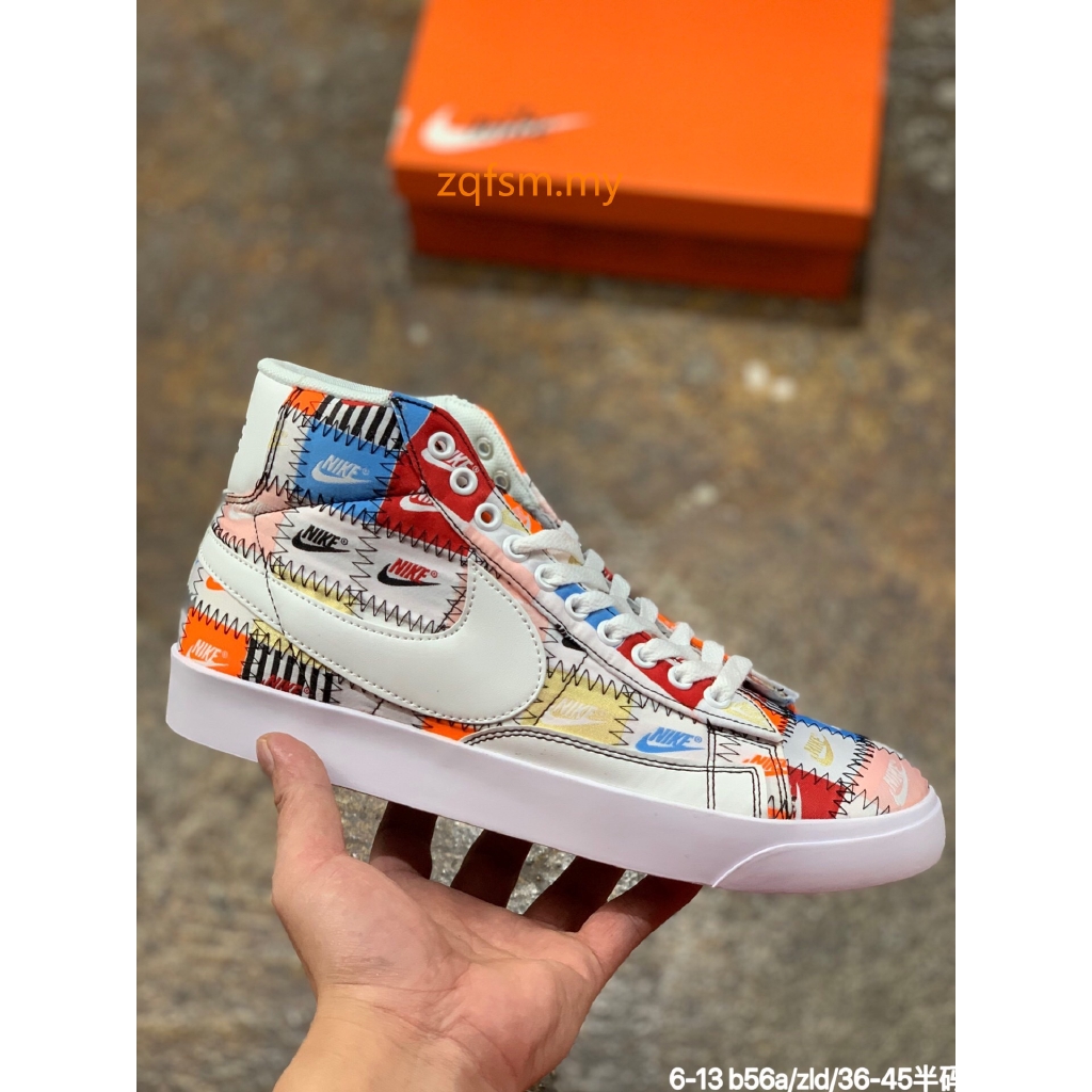 nike blazer mid patchwork