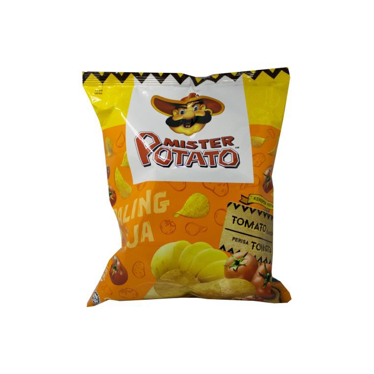 Mister Potato Jumbo Pack Tomato Flavoured Potato Chips 160g Shopee