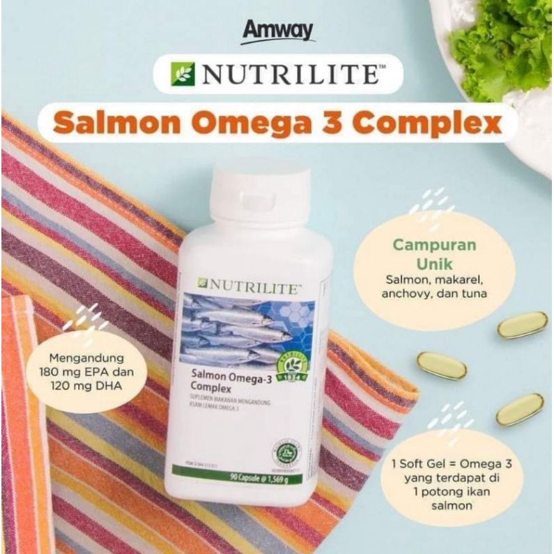 Salmon Omega Complex Nutrilite NUTRILITE Salmon Omega Complex natural supplement rich fatty