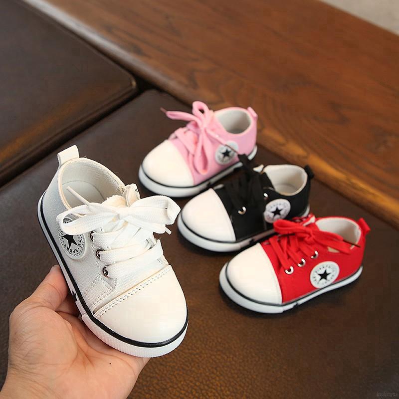 solid color sneakers