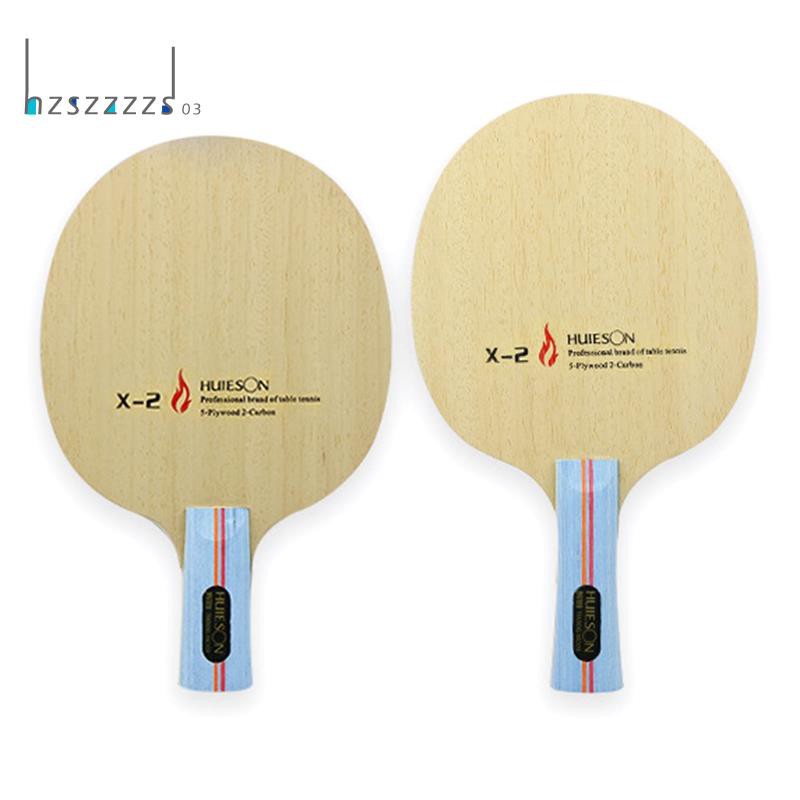 ST Wood Ping Pong Blade Paddle Butterfly Schlager Light Table Tennis Racket 