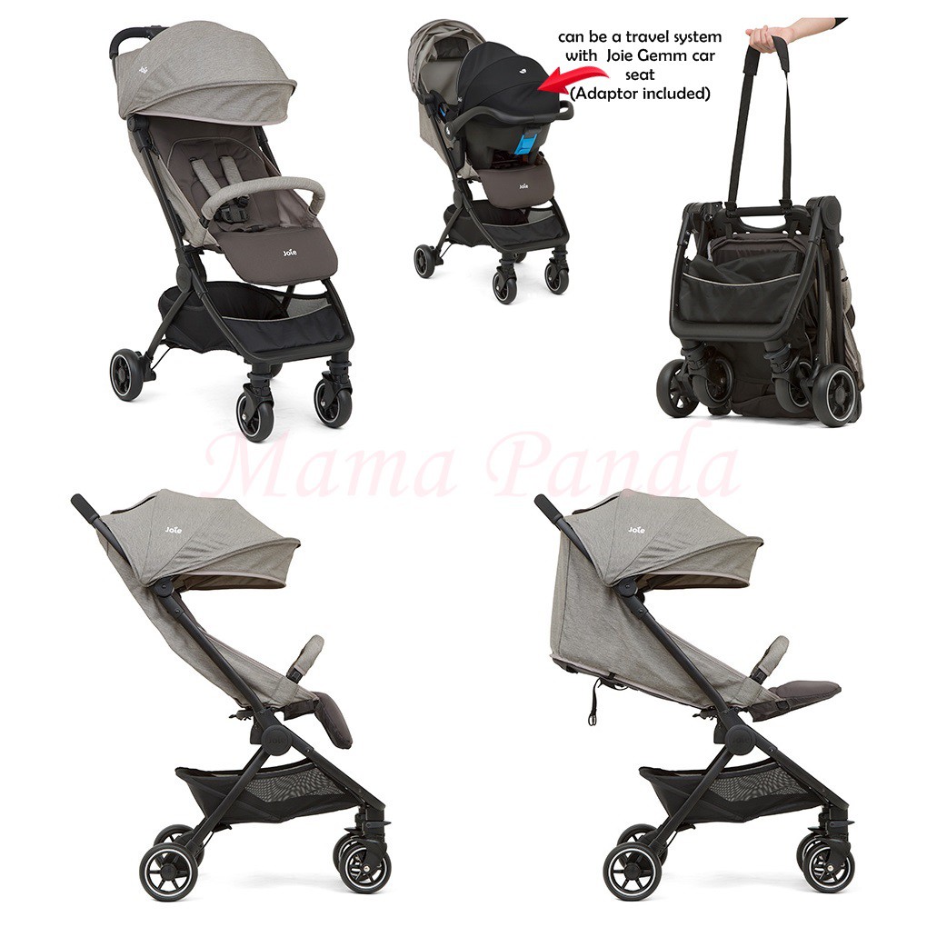 joie pact buggy dark pewter