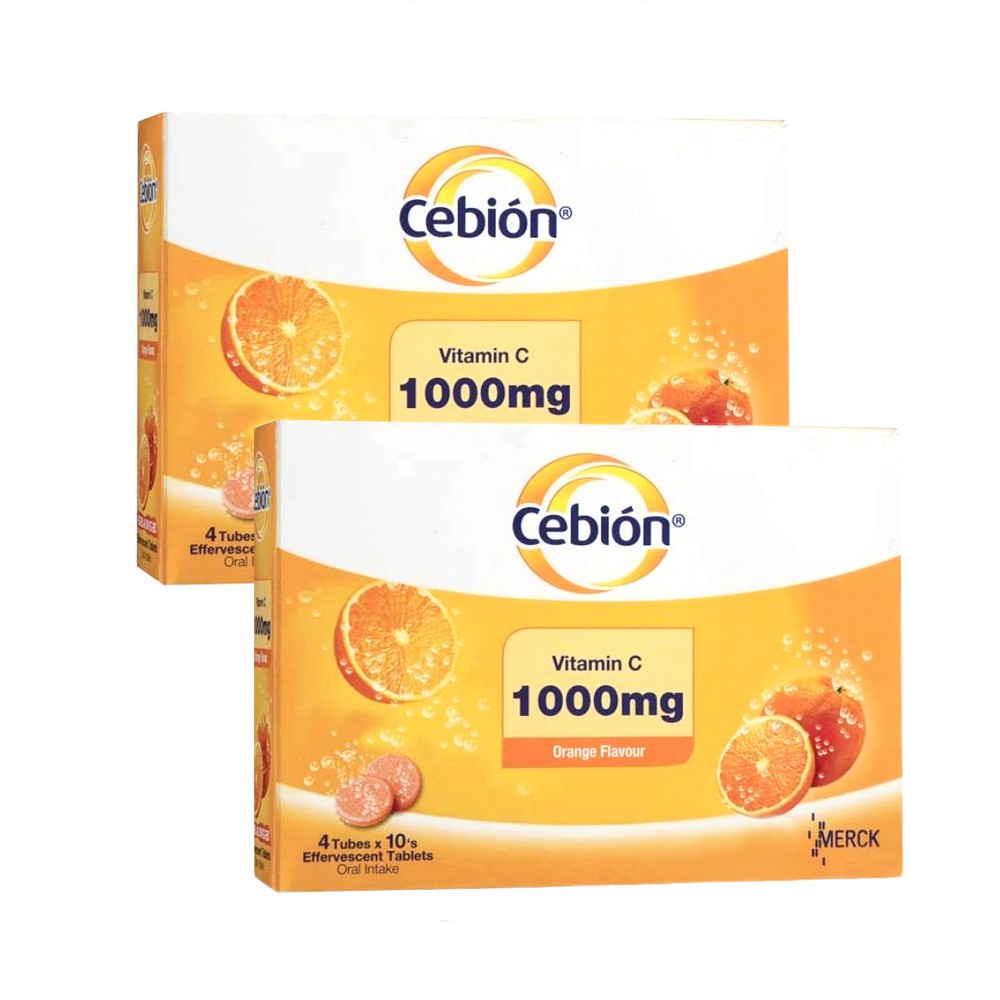 Cebion Vitamin C 1000mg Effervescent Tablets 2 X 40s Shopee Malaysia