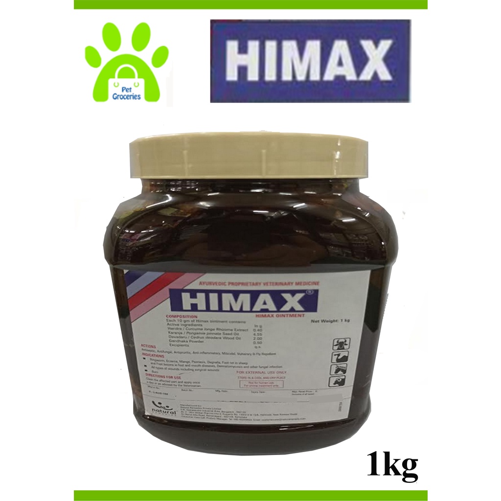 Ubat Kurap Himax Skin Ointment For Animal 1kg ( Antiseptic , Ringworm