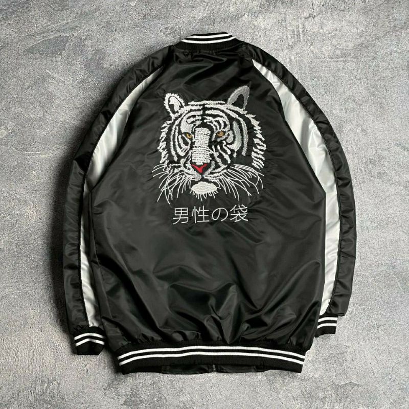 sukajan bomber jacket tiger