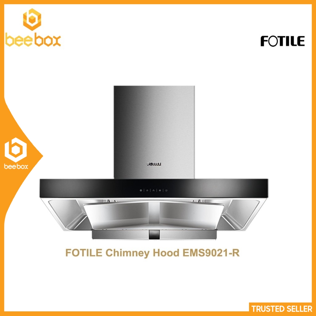 Fotile Recirculation Chimney Cooker Hood 1080m3/h Suction Power ...