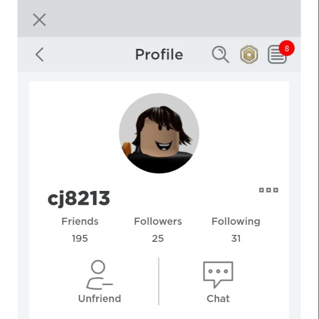Roblox Account Moderate Rich Acc Worth 150 Robux Shopee Malaysia