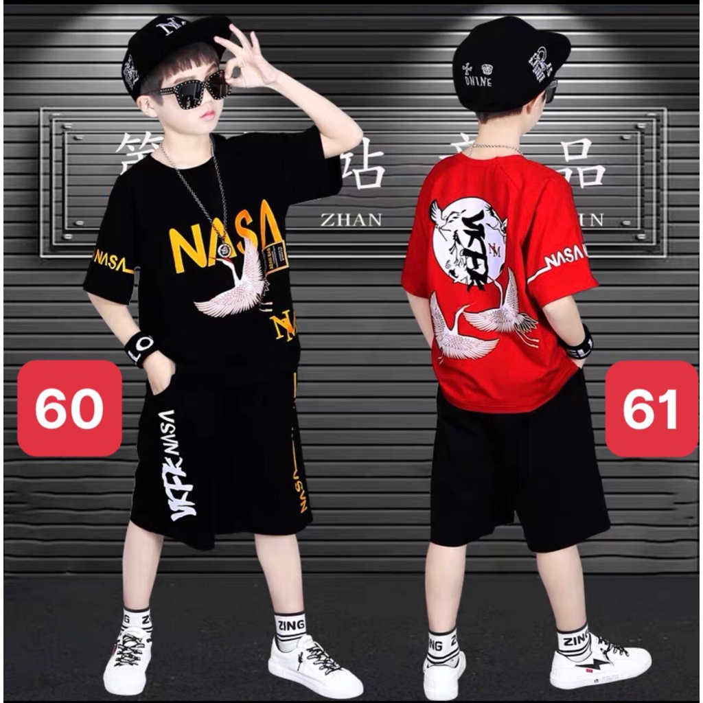 Hiphop Sports Clothes For Boys Code 60, 61 For Children 514 Years Old