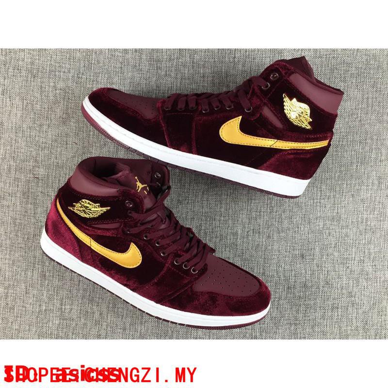 air jordan 1 velvet night maroon
