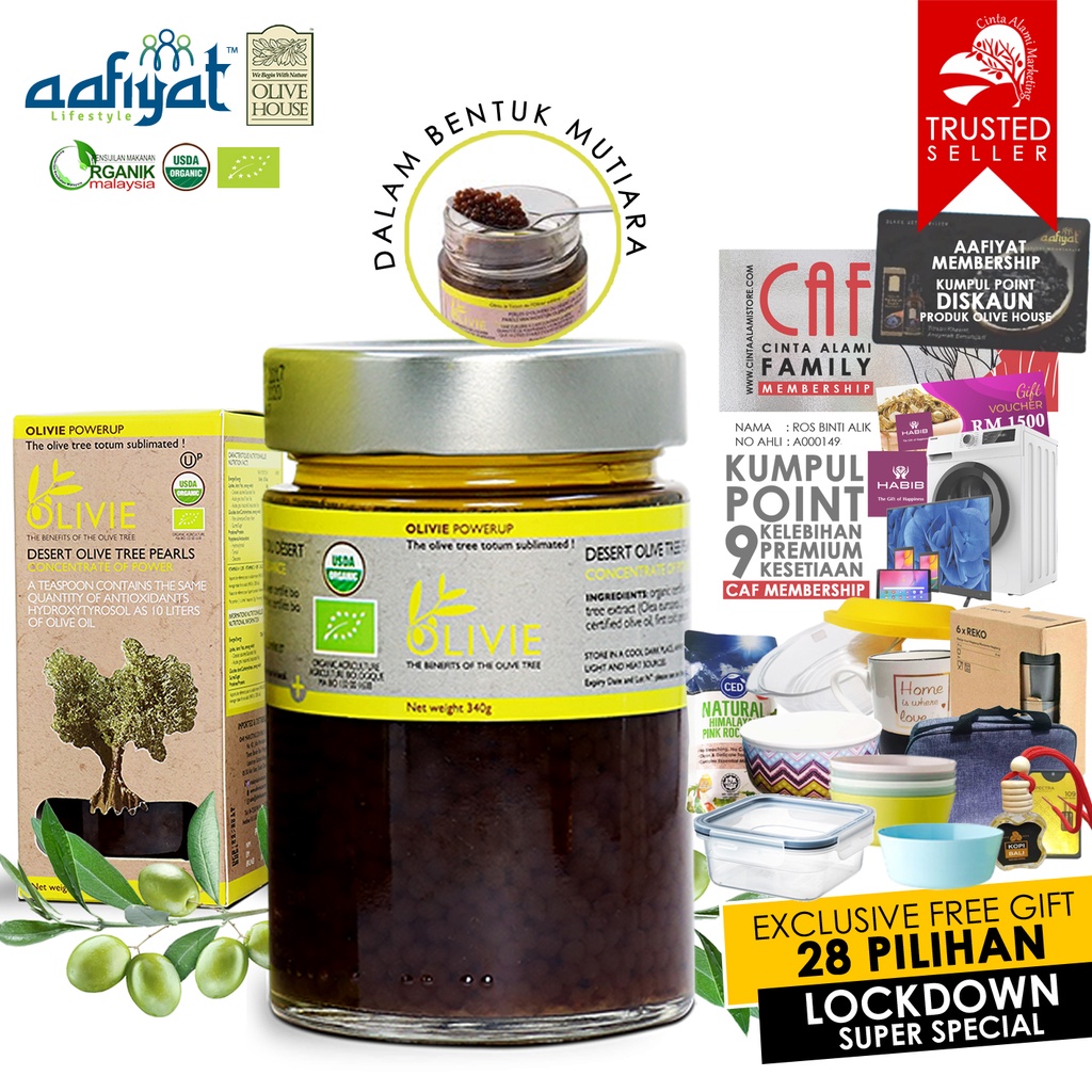 [340gm] 100 ORIGINAL🔥PREMIUM PRODUCT🔥Olivie Power Up Olive House