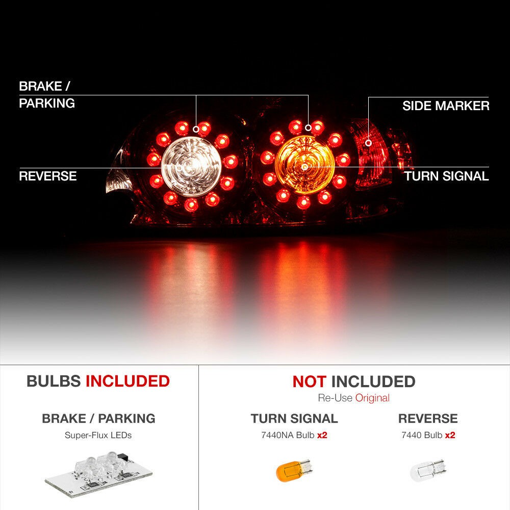 Vehicle Parts & Accessories Rear Lights Vehicle 20042008 Mazda RX8 RX