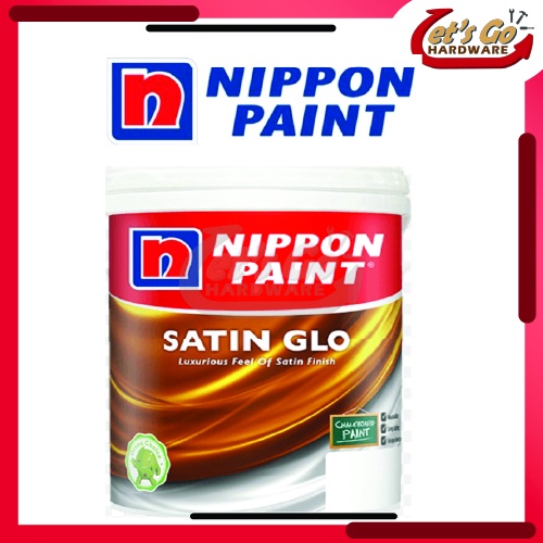 Nippon Paint Satin Glo 5L Interior 1001Brilliant White (Classic