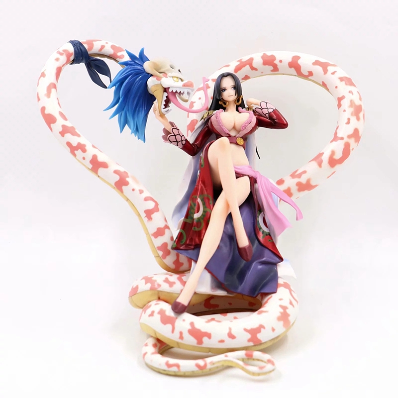 One Piece 22cm Boa Hancock P O P 15th Anniversary With Snake Pvc Action Figure Model Toy Shopee Malaysia