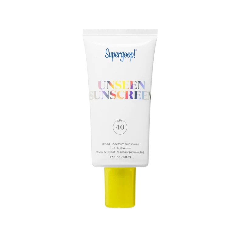 Supergoop Unseen Sunscreen SPF 40 50ml Non-sensory Sunblock before Makeup Isolation Sun Protection Waterproof Sun Care