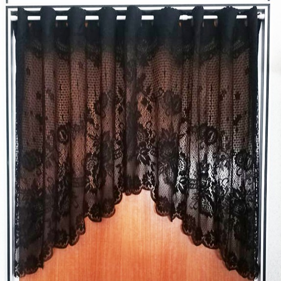 Langsir Dapur Lace Murah 345 60 X36 Shopee Malaysia