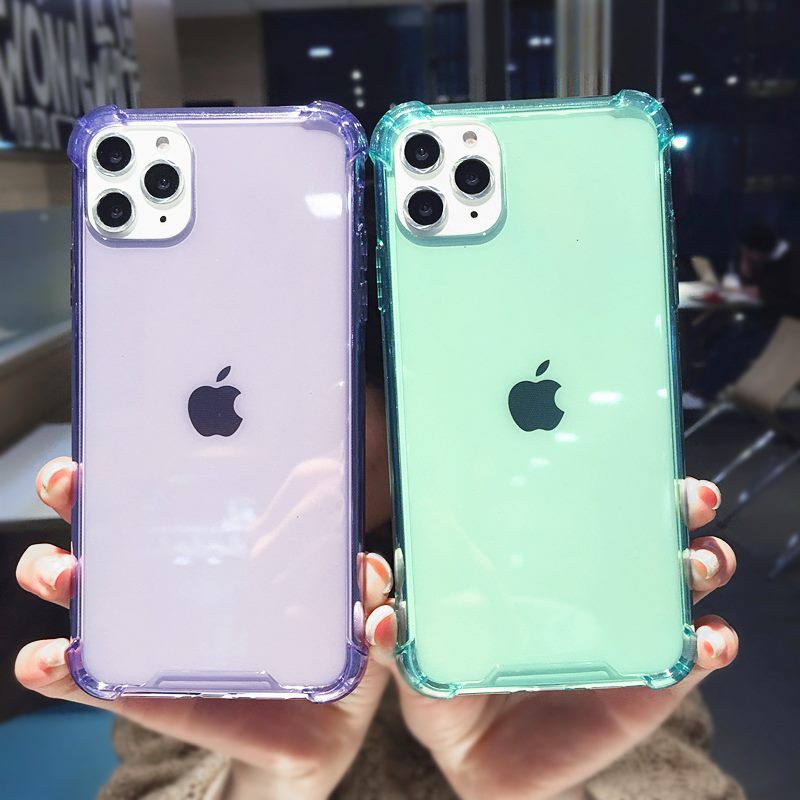 Iphone 11 Pro Max Case Four Corners Anti Fall Iphone 12 Pro Max Soft Tpu Casing 12 Mini Shopee Malaysia