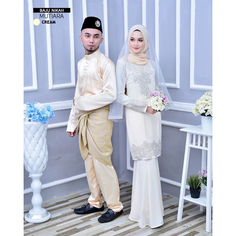 Baju Pengantin Warna Putih Mutiara