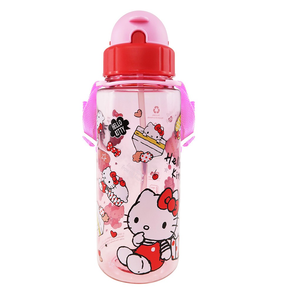 Hello Kitty Tritan Bottle with Straw BPA Free (500ml) | Shopee Malaysia