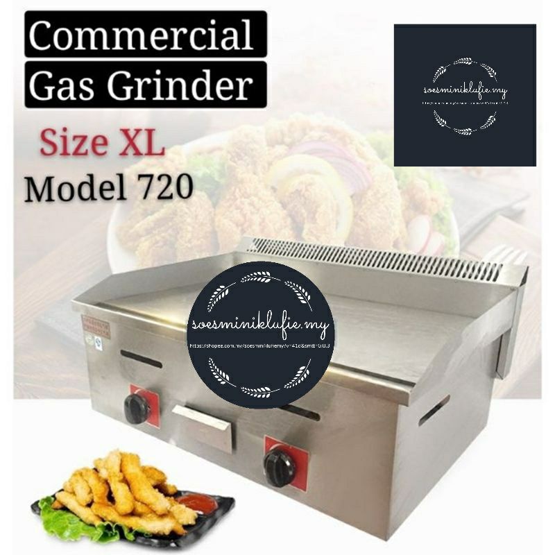 720 COMMERCIAL GAS GRIDDLE 720 dapur gas grill  burger pan food truck