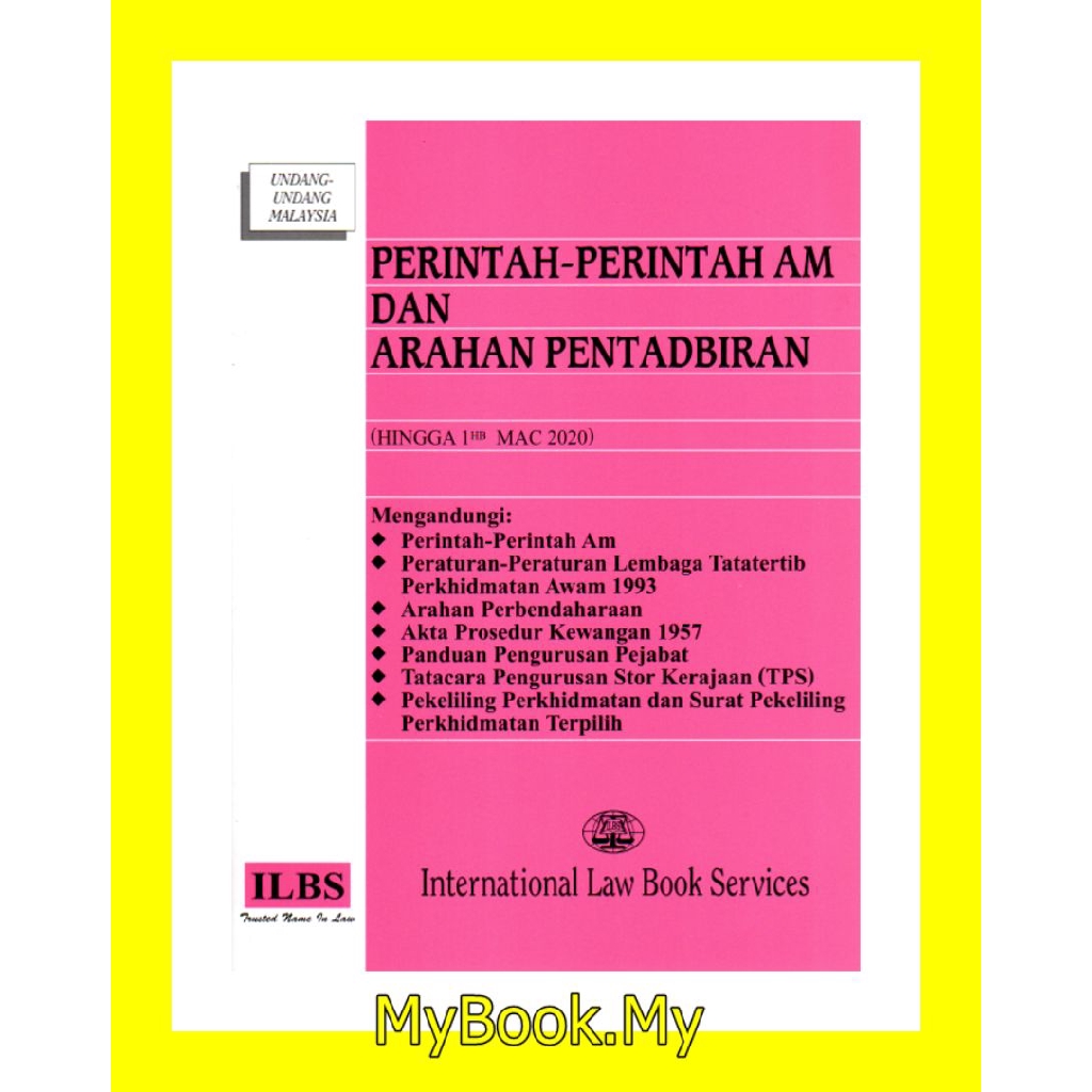 buku perintah am 2019