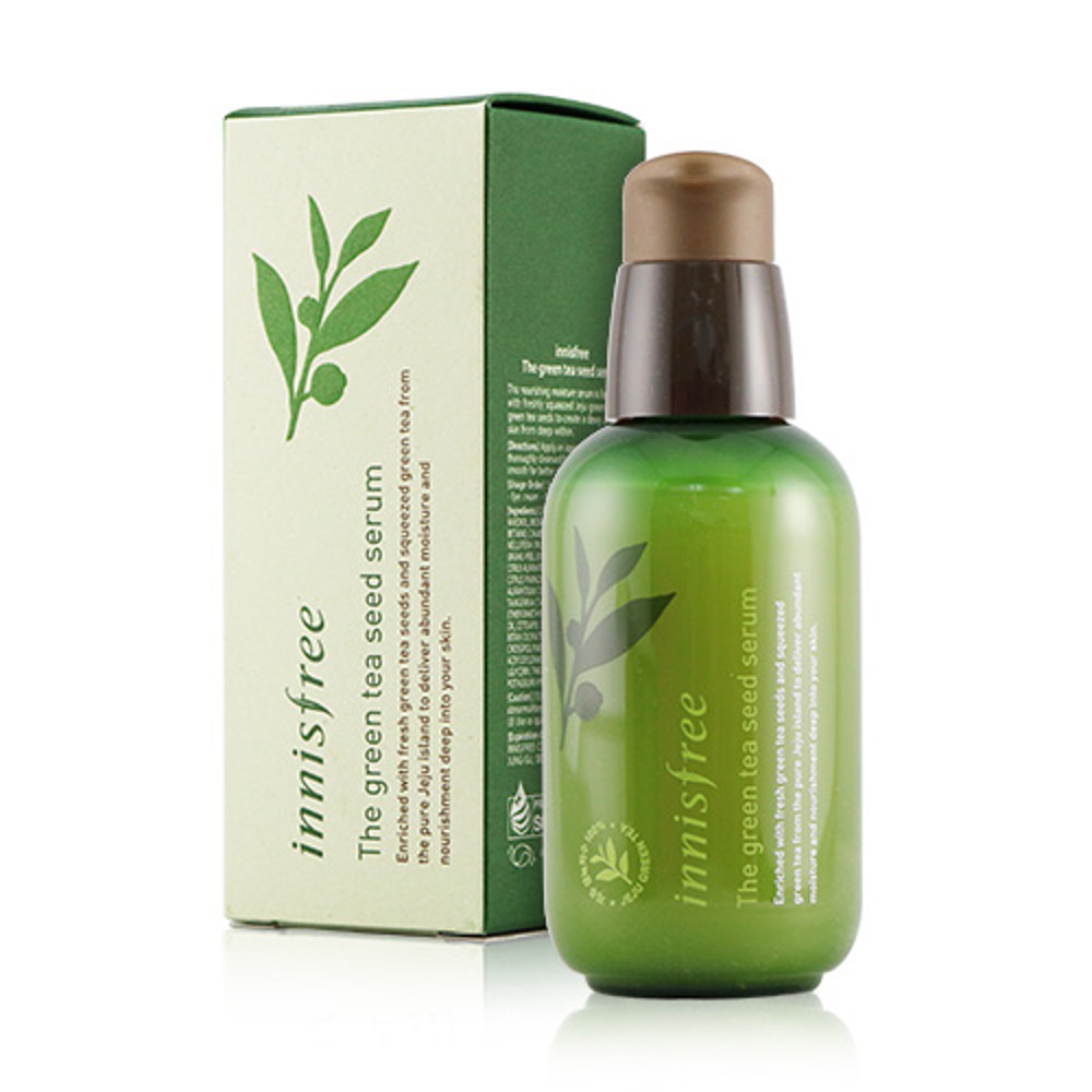 Корейская сыворотка. Innisfree Green Tea Seed Serum. Сыворотка с экстрактом семян зеленого чая Innisfree the Green Tea Seed Serum, 80 мл. Иннисфри Грин Теа сед серум. Innisfree Green Tea сыворотка для лица.