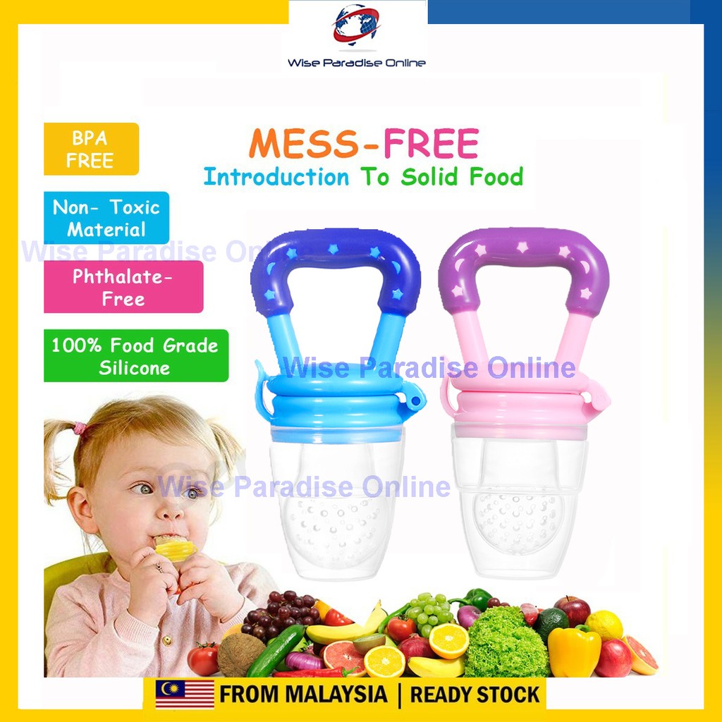 Baby Nipple Silicone Pacifier Vegetables Fruits Feeding Tool Puting Buah