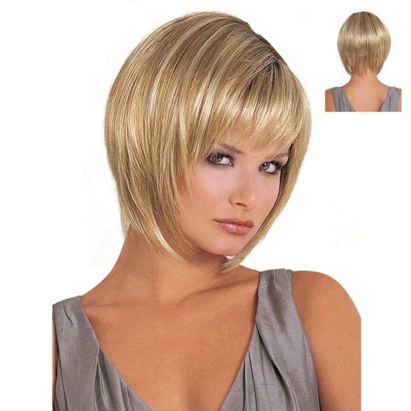 Yoyolala Ma Am Short Straight Hair Meters White Book System Wig