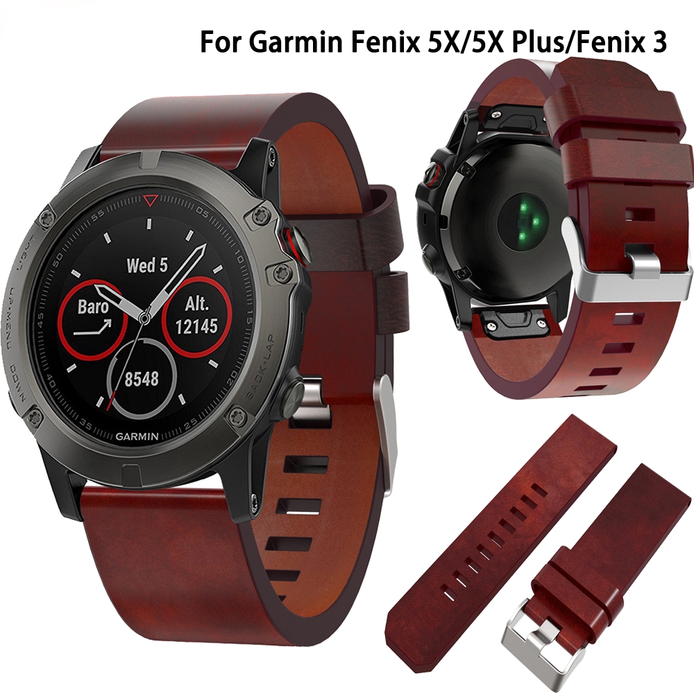 fenix 5x plus leather