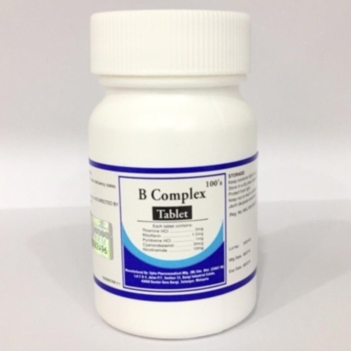 Ccm B Complex 100 Tablets 1 Unit Can Stabilize Mood Shopee Malaysia
