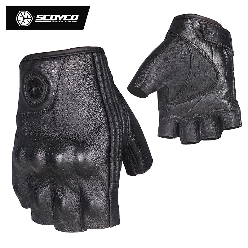 bike riding leather gloves