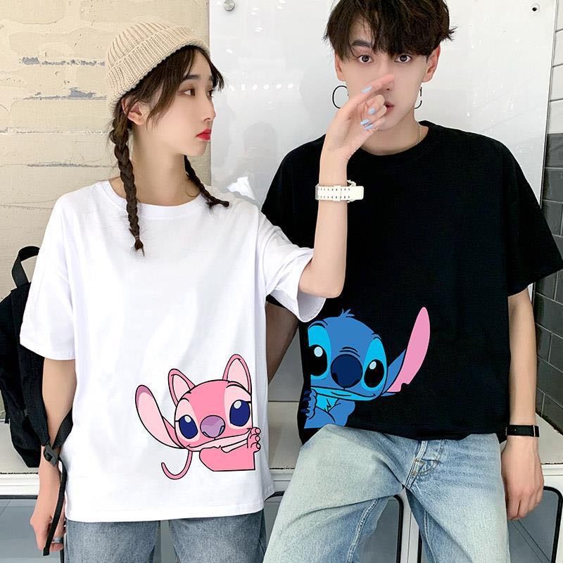 stitch couple t shirt