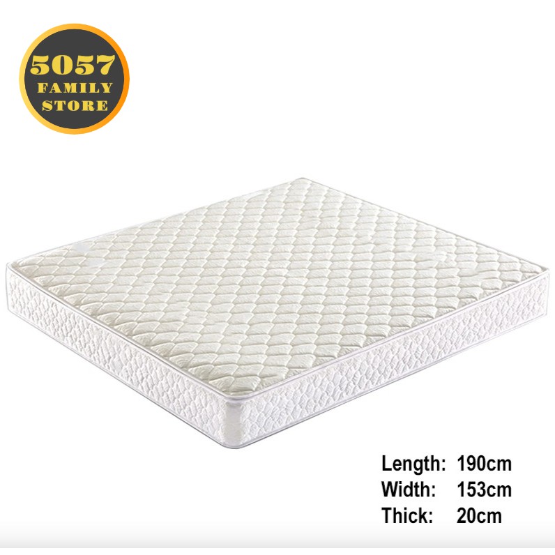 5057 20cm Extra Thick Queen Size Rebonded Foam Mattress 2799