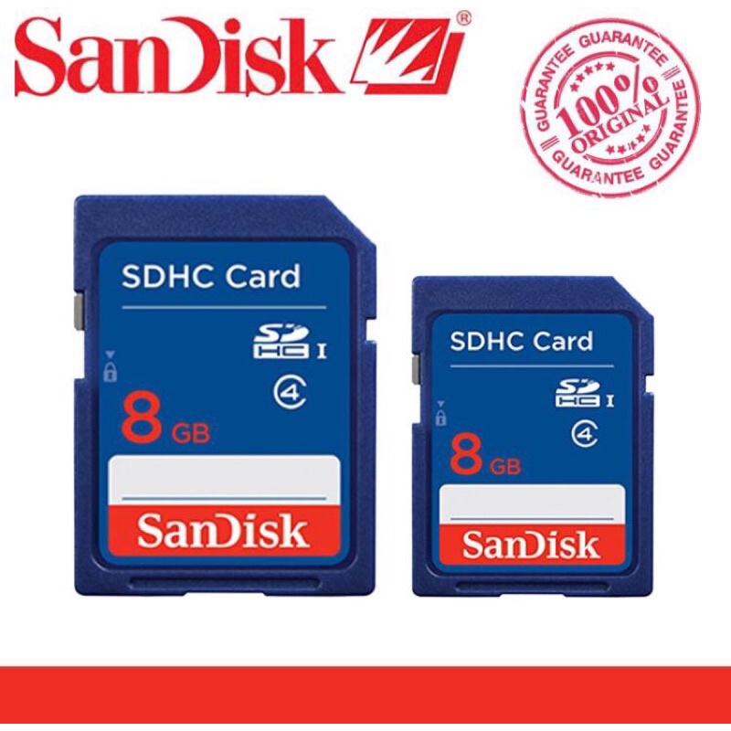 SANDISK SDHC 8GB Class 4 Memory Card (Genuine) Shopee Malaysia