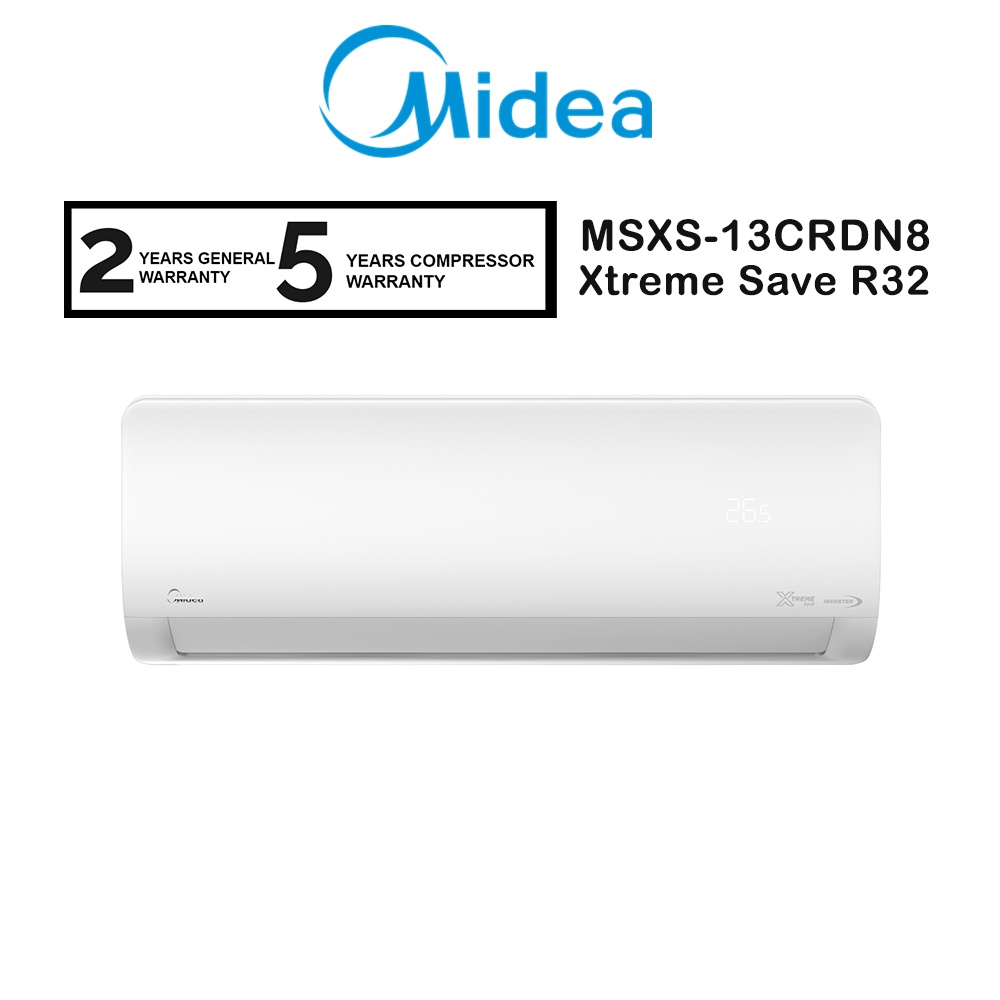 Midea 1 5hp Xtreme Save Msxs 13crdn8 R32 Inverter Air Conditioner