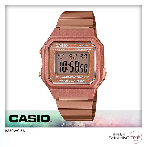 casio b650wc rose gold