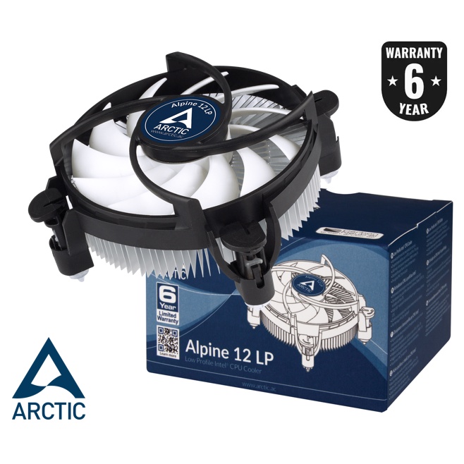 Arctic Alpine 12 LP Intel CPU Cooler (Low Profile , 92mm Fan, Intel LGA ...