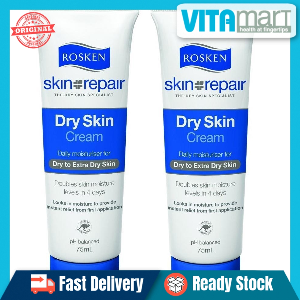 kebaikan rosken skin repair dry skin cream