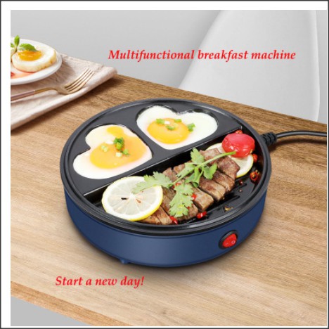 Fried Egg Burger Machine Breakfast Bread Maker Electric Cooker Non Stick Frying Pan Waffle Maker&Sandwich Maker