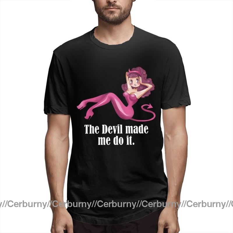 the devil made me do it shirt