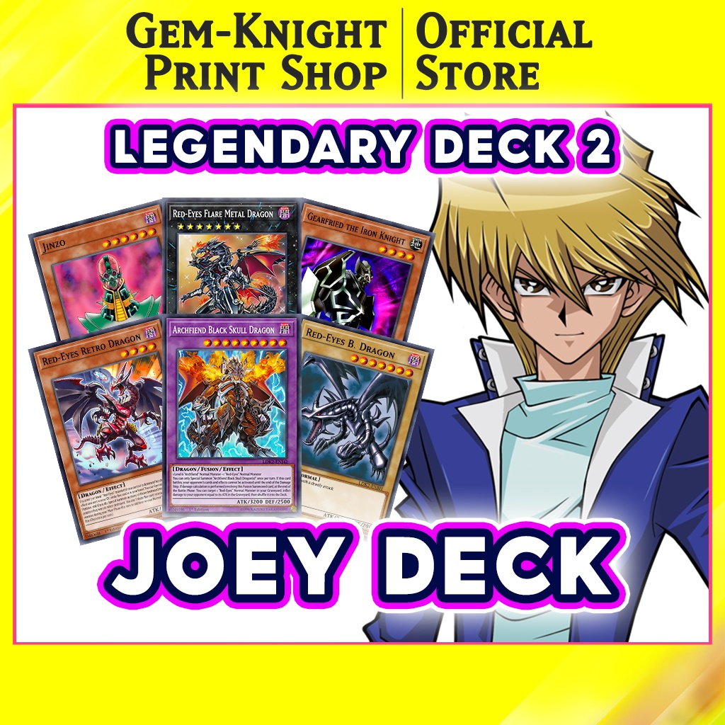 Printing Post] Yugioh Deck - Legendary Deck Ii - Jonouchi Deck / Joey Deck  | Shopee Malaysia