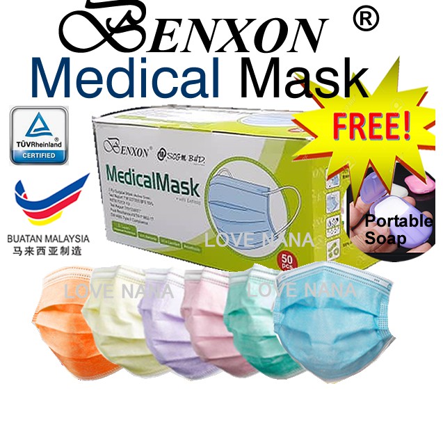 3 Layer Non Woven Disposable Medical Protective Surgical Face Mask By Ghobical Made In Malaysia
